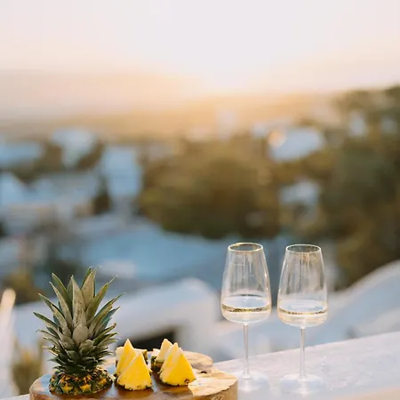 Noir Cave Villa With Private Jacuzzi And Sunset Terrace Pyrgos Kallistis Exterior photo